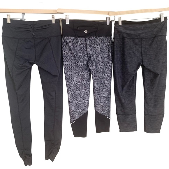 PRANA Lot of 3 Pair XS Leggings and Capri Pants Printed - Picture 3 of 16